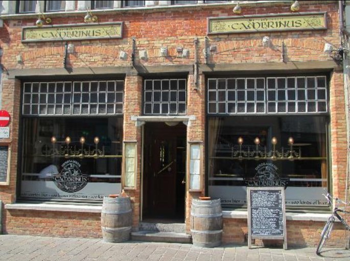 A photo of Bierbrasserie Cambrinus located in the heart of Bruges.