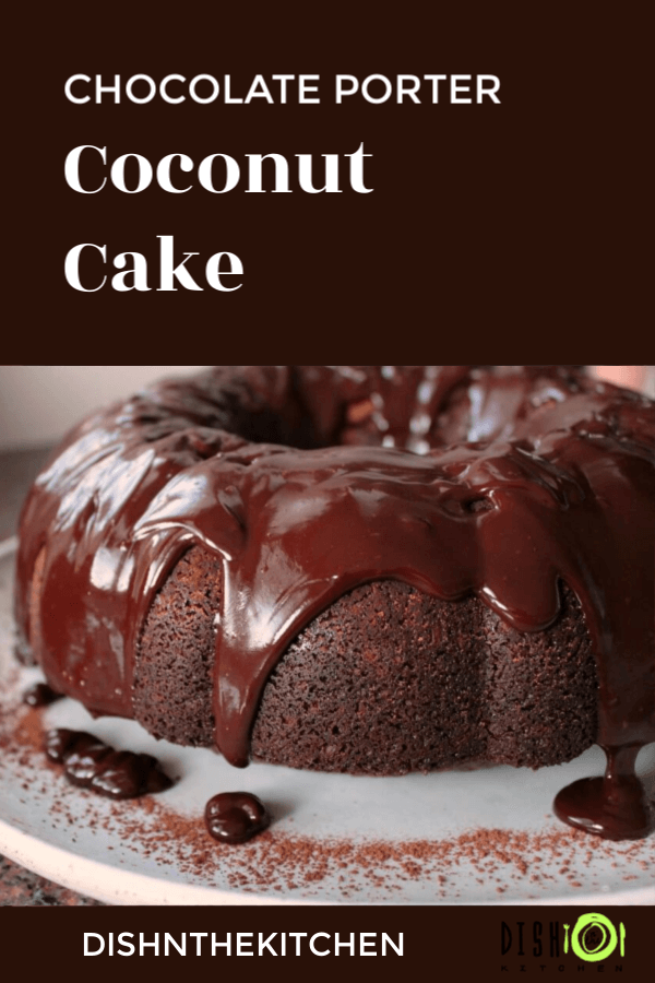 This Chocolate Porter Coconut Cake is a rich, dense cake with a bit of sweetness from coconut and a whole lot of flavour from Longboat Chocolate Porter. #chocolatecake #chocolateporter #stoutcake #davidlebovitz #bundtcake