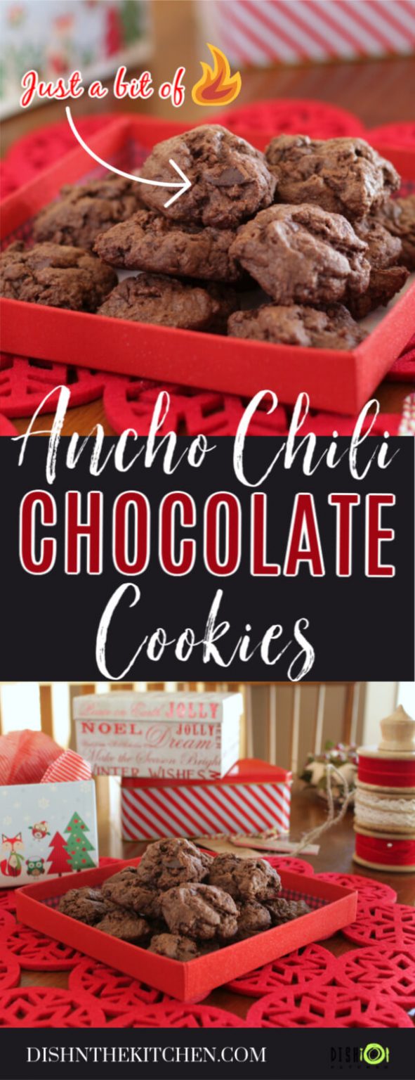 Ancho Chili Chocolate Cookies Dish 'n' the Kitchen