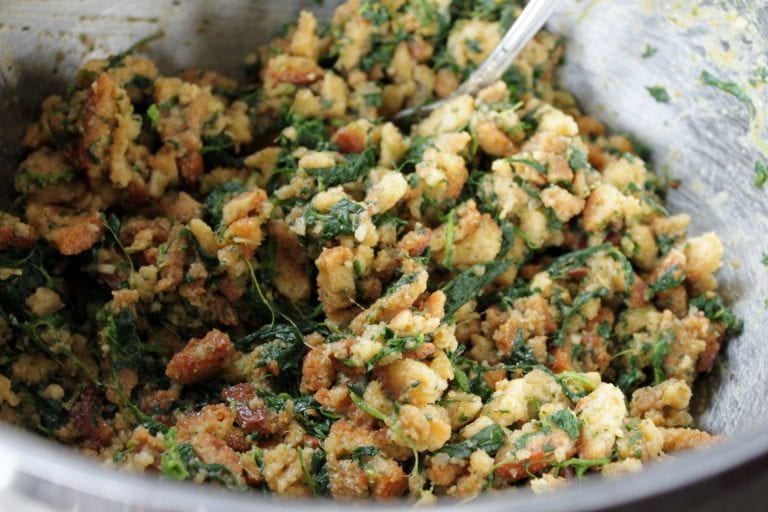 Spinach Stuffing Balls a 'Throwback' Recipe Dish 'n' the Kitchen