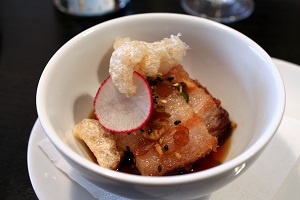 Pork Belly with Chicarrons from Anju Restaurant