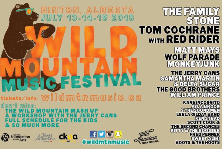 Summer Music Festival in the Heart of the Canadian Rocky Mountains #WildMtnMusicFestival #Music #musicfestival #AlbertaMusic