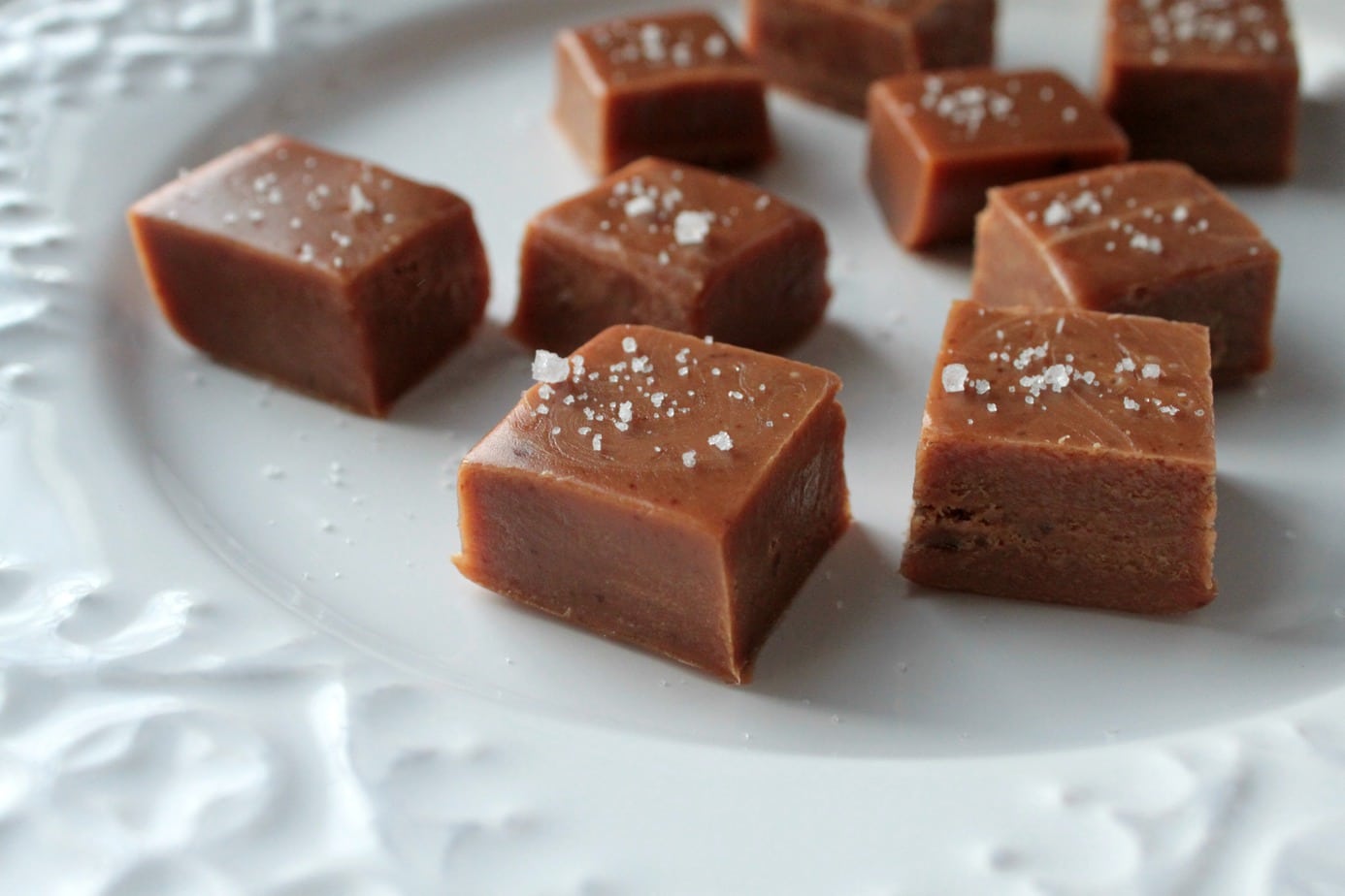 Honey Jack Salted Caramels Dish 'n' the Kitchen