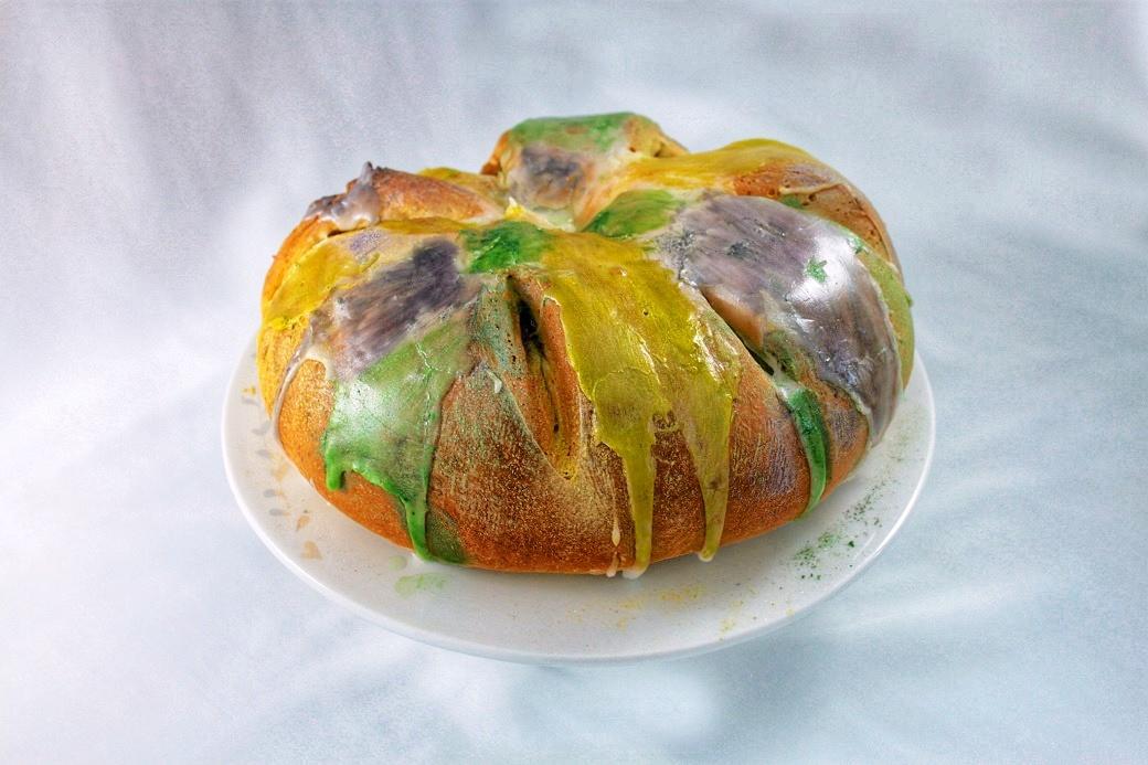This King Cake Beignets Recipe Is Everything Mardi Gras in One Bite  Brit   Co