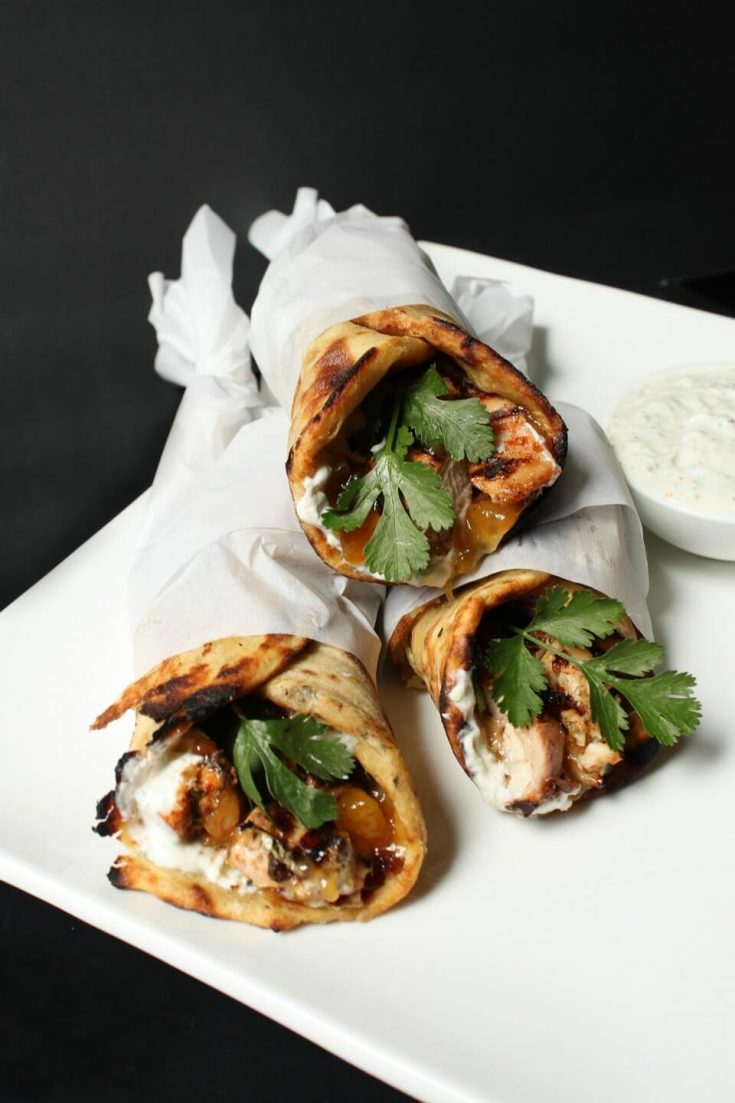 Easy Grilled Tandoori Chicken Wrap Recipe Dish 'n' the Kitchen