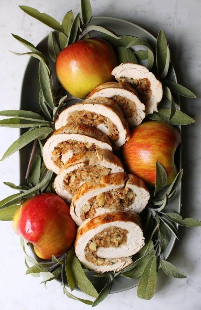 Apple Herb Stuffed Turkey Breast Recipe Dish 'n' the Kitchen