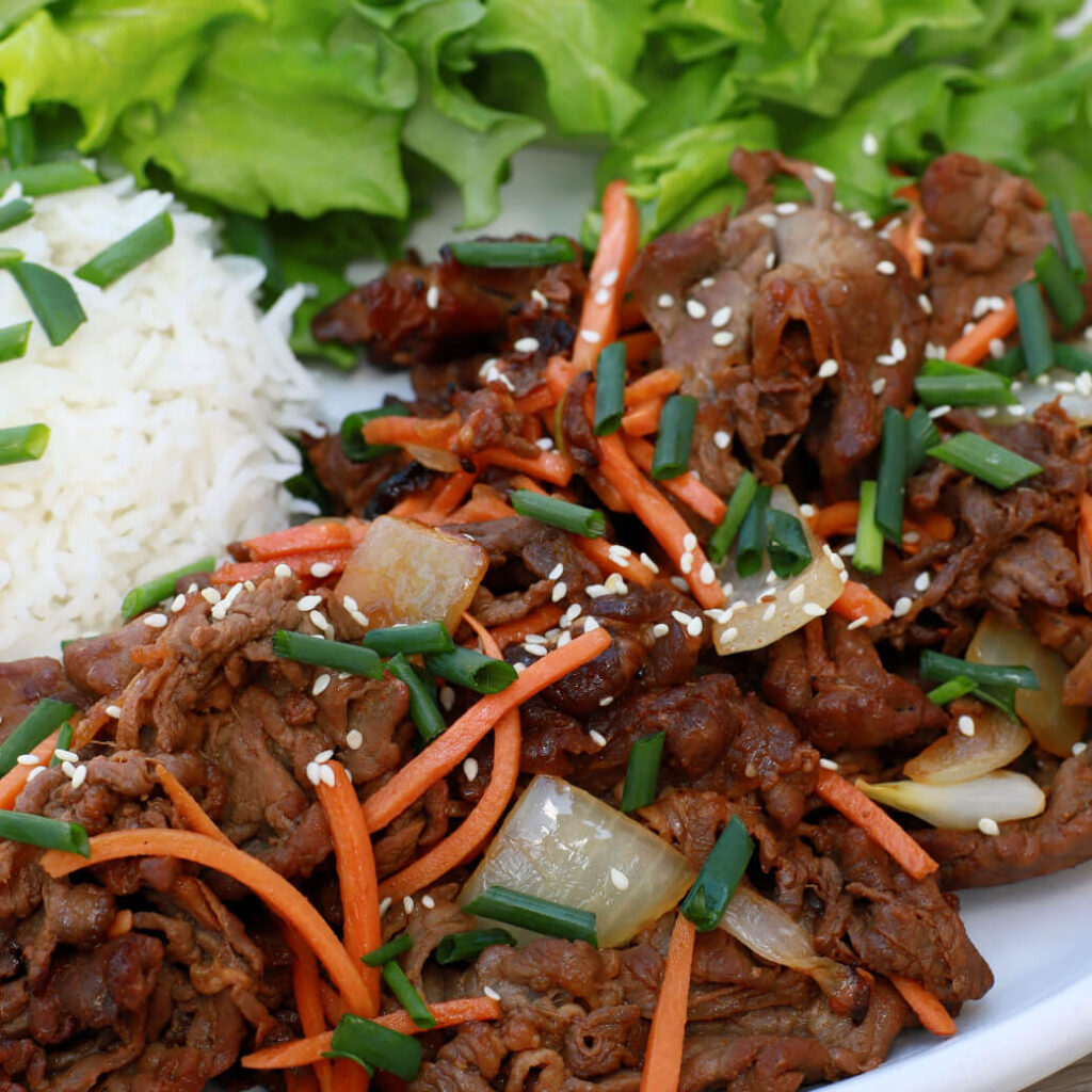 Incredibly Delicious Easy Beef Bulgogi Dish 'n' the Kitchen