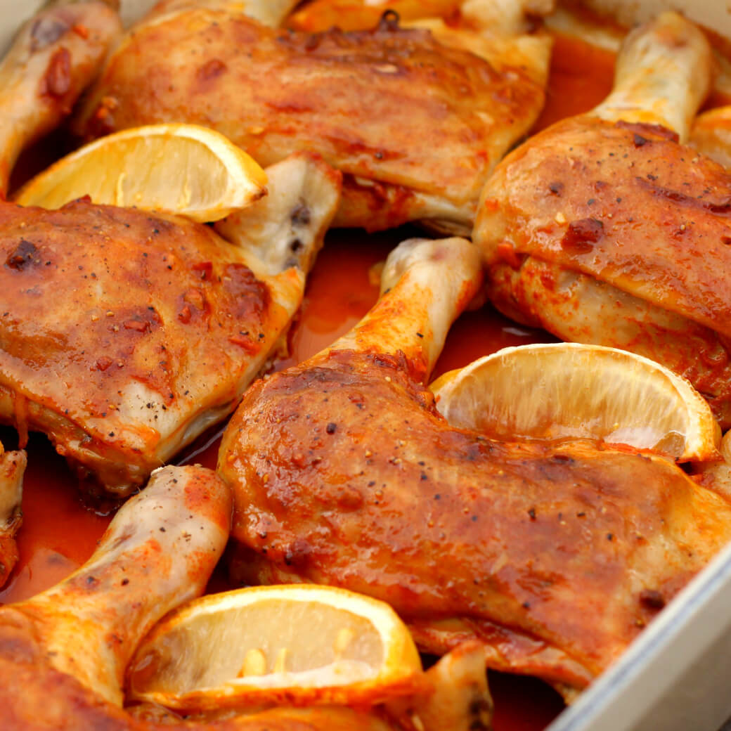 Lemon Paprika Baked Chicken Legs Dish 'n' the Kitchen