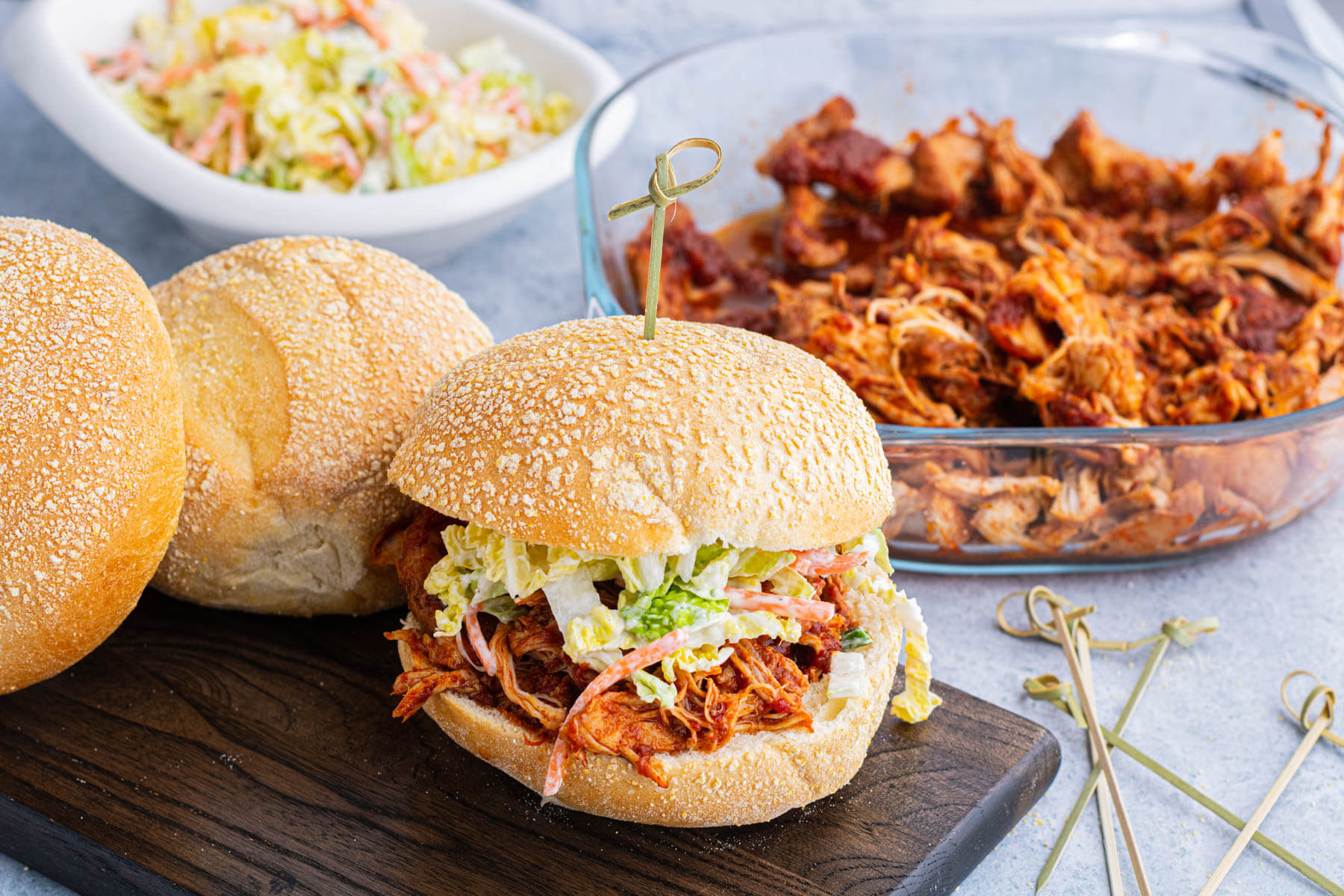 Tasty BBQ Pulled Chicken (Instant Pot) Dish 'n' the Kitchen