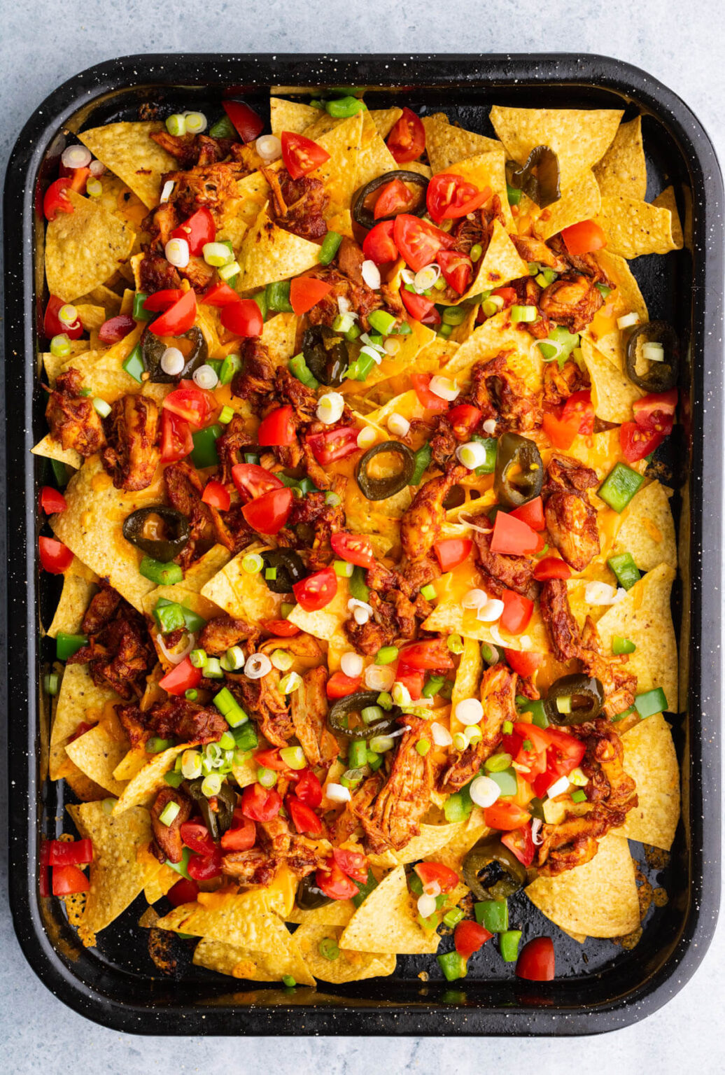 Super Tasty BBQ Chicken Nachos Dish 'n' the Kitchen