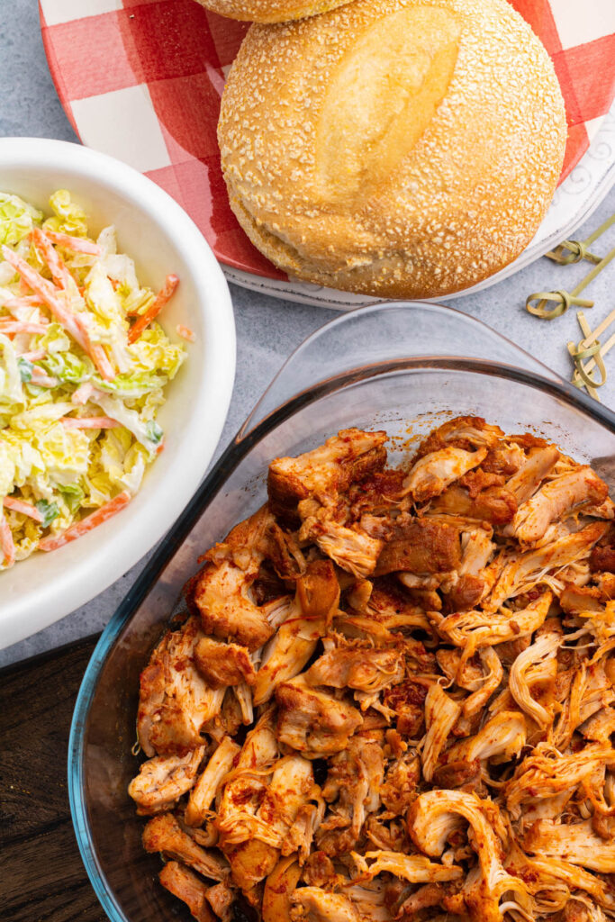 Tasty BBQ Pulled Chicken (Instant Pot) Dish 'n' the Kitchen