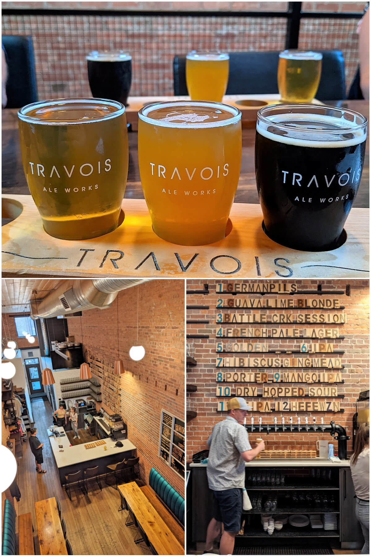 Scenes from the Prairie Sprinter tour; beer at Travois Ale Works in Medicine Hat.