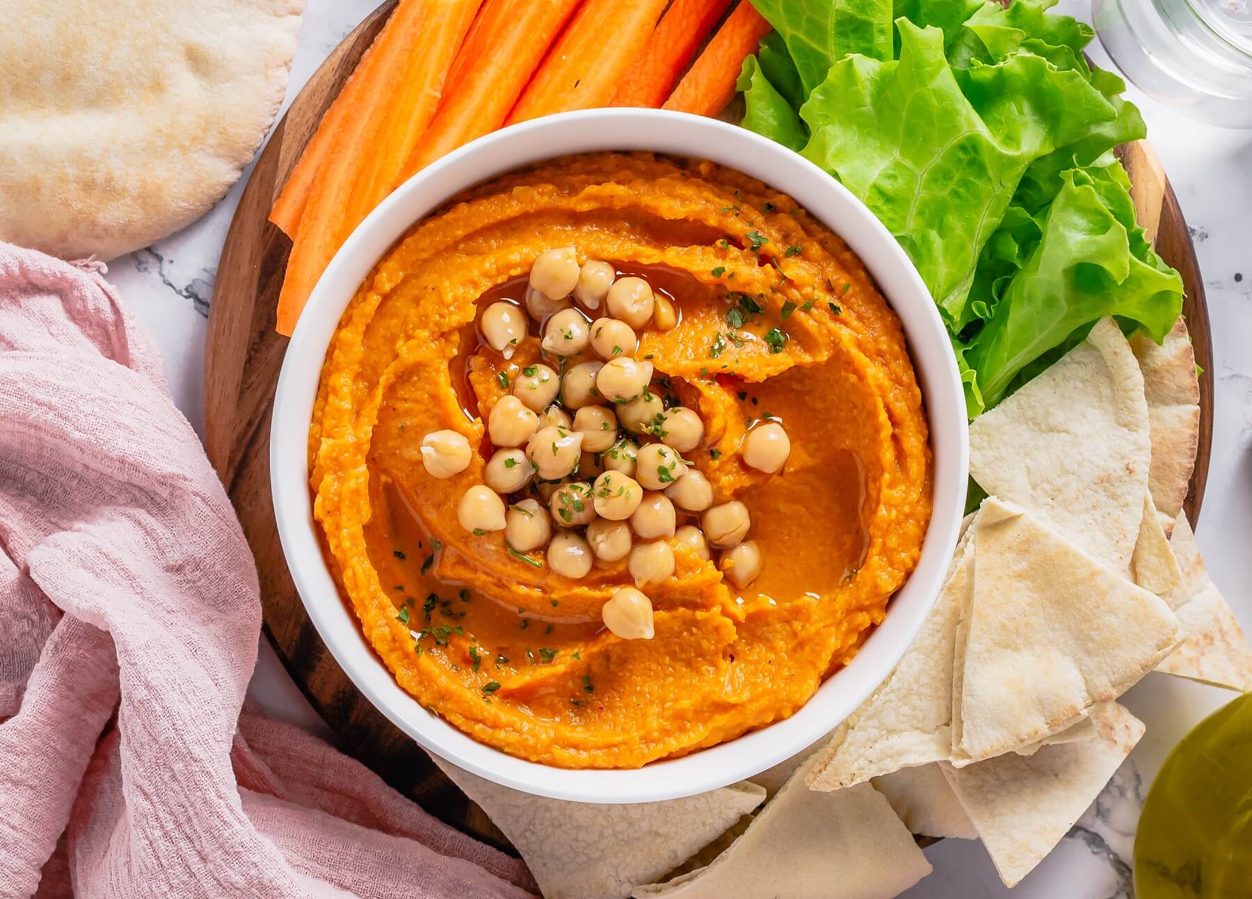 Spicy Roasted Pumpkin Hummus Dish 'n' the Kitchen