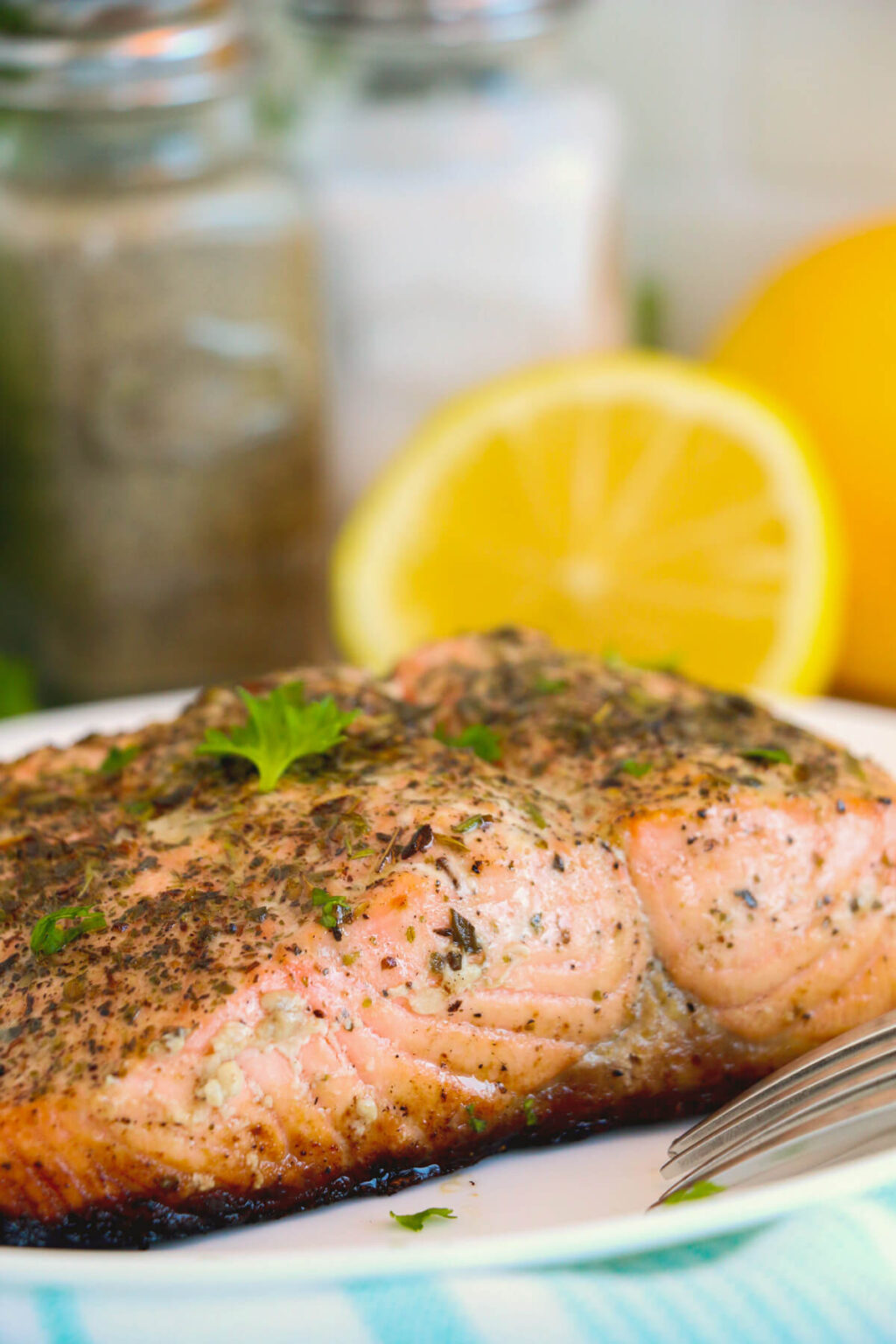 Simple Cast Iron Salmon Dish 'n' the Kitchen