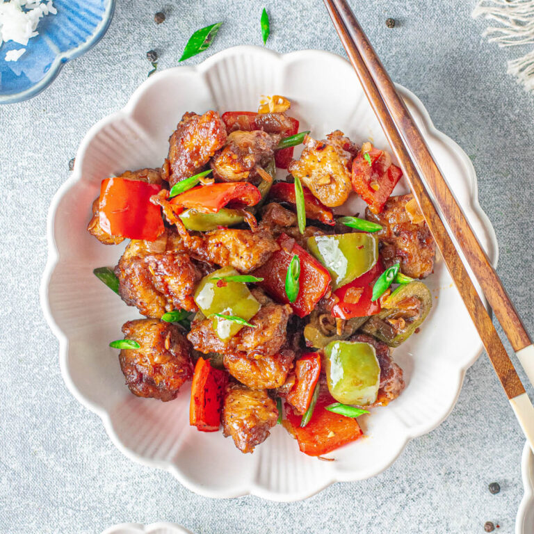 Black Pepper Chicken Stir Fry Dish 'n' the Kitchen