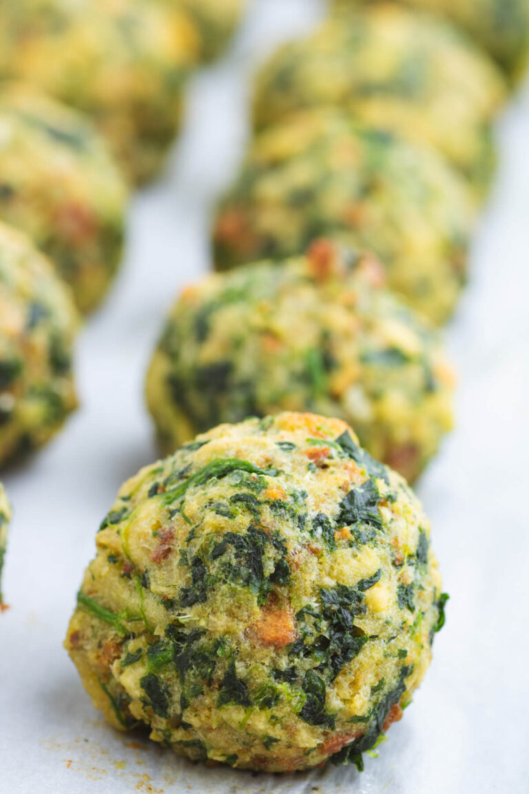 Spinach Stuffing Balls Dish 'n' the Kitchen