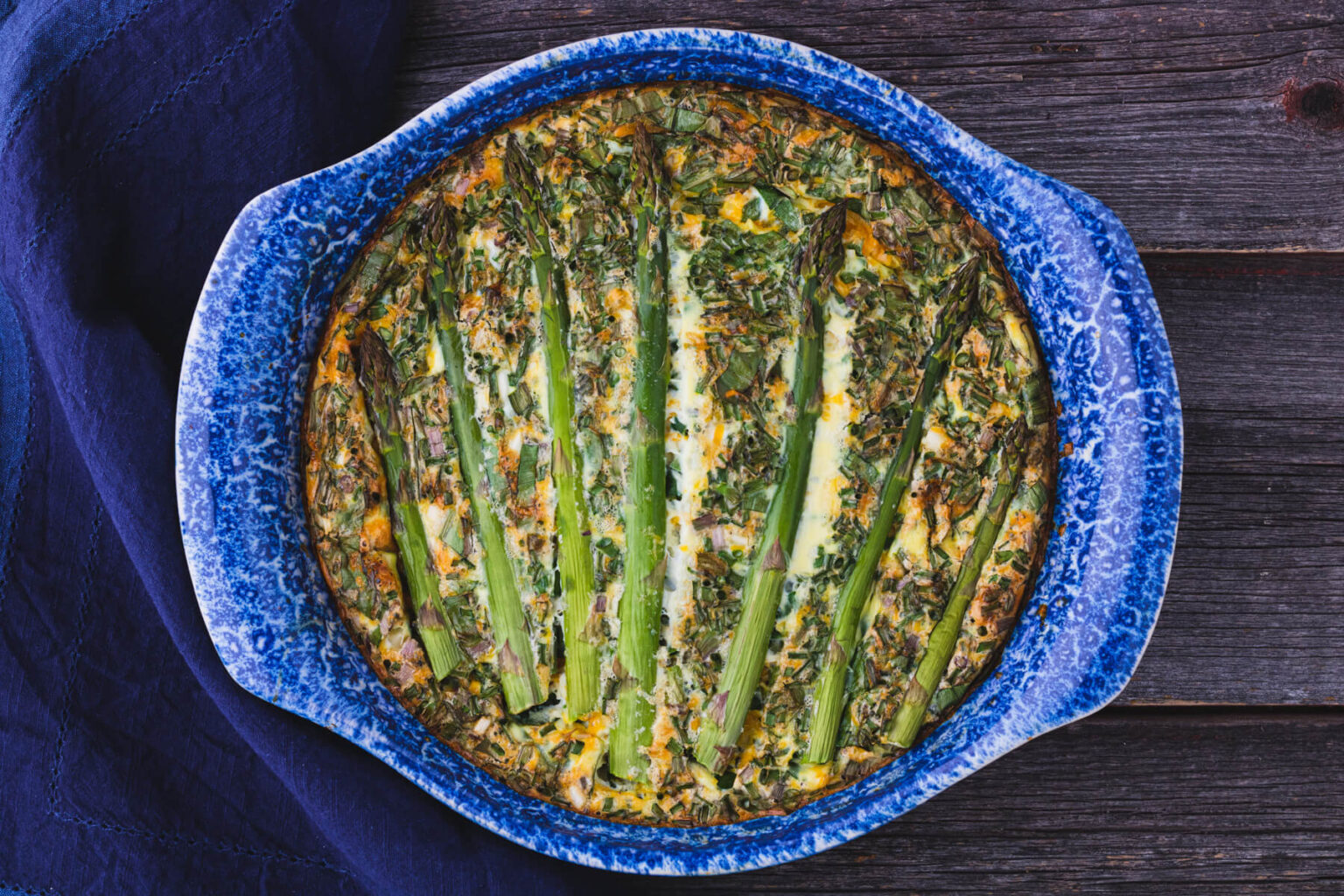 Asparagus Quiche with Ramps Dish 'n' the Kitchen