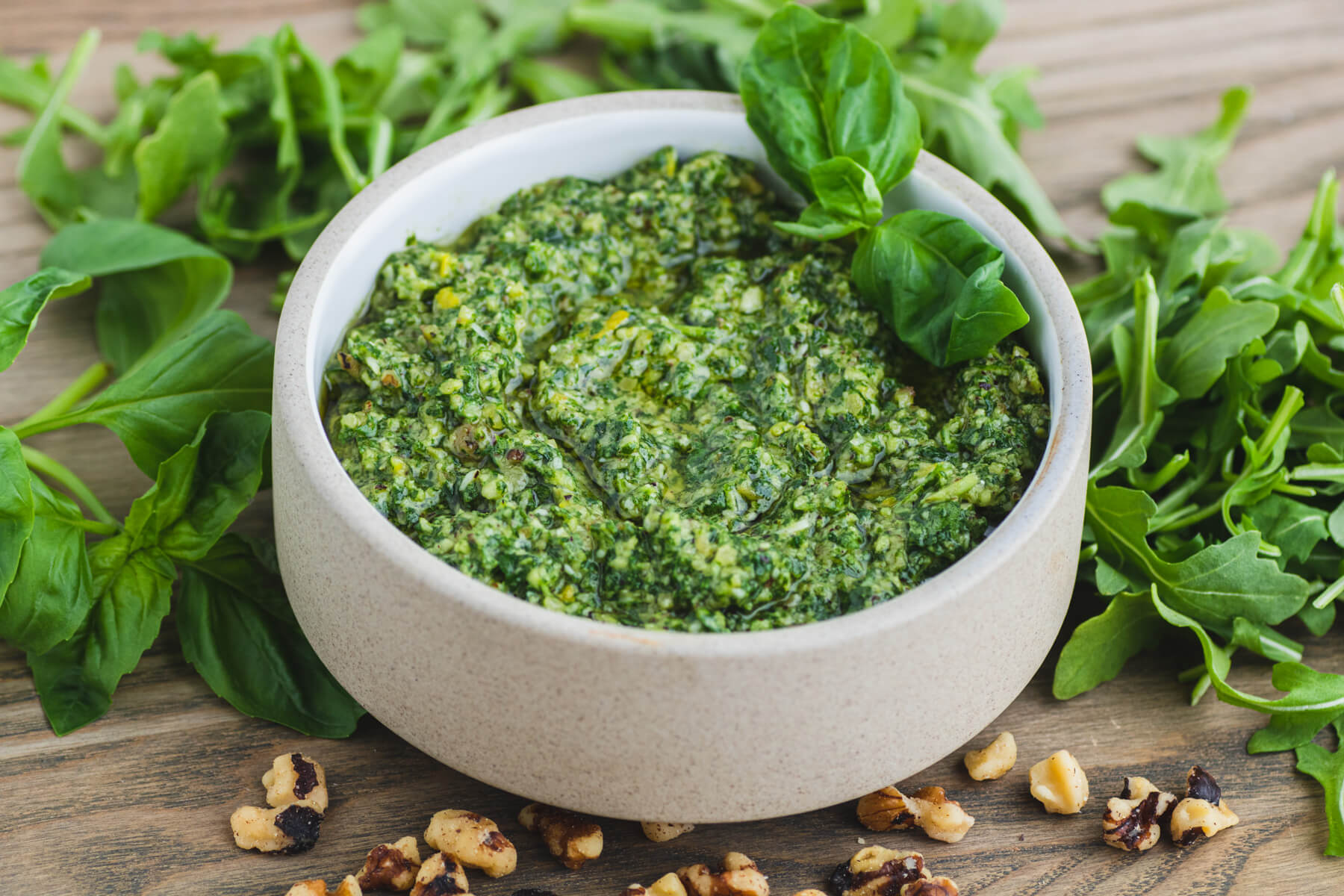 Baby Arugula Pesto - Dish &amp;#39;n&amp;#39; the Kitchen