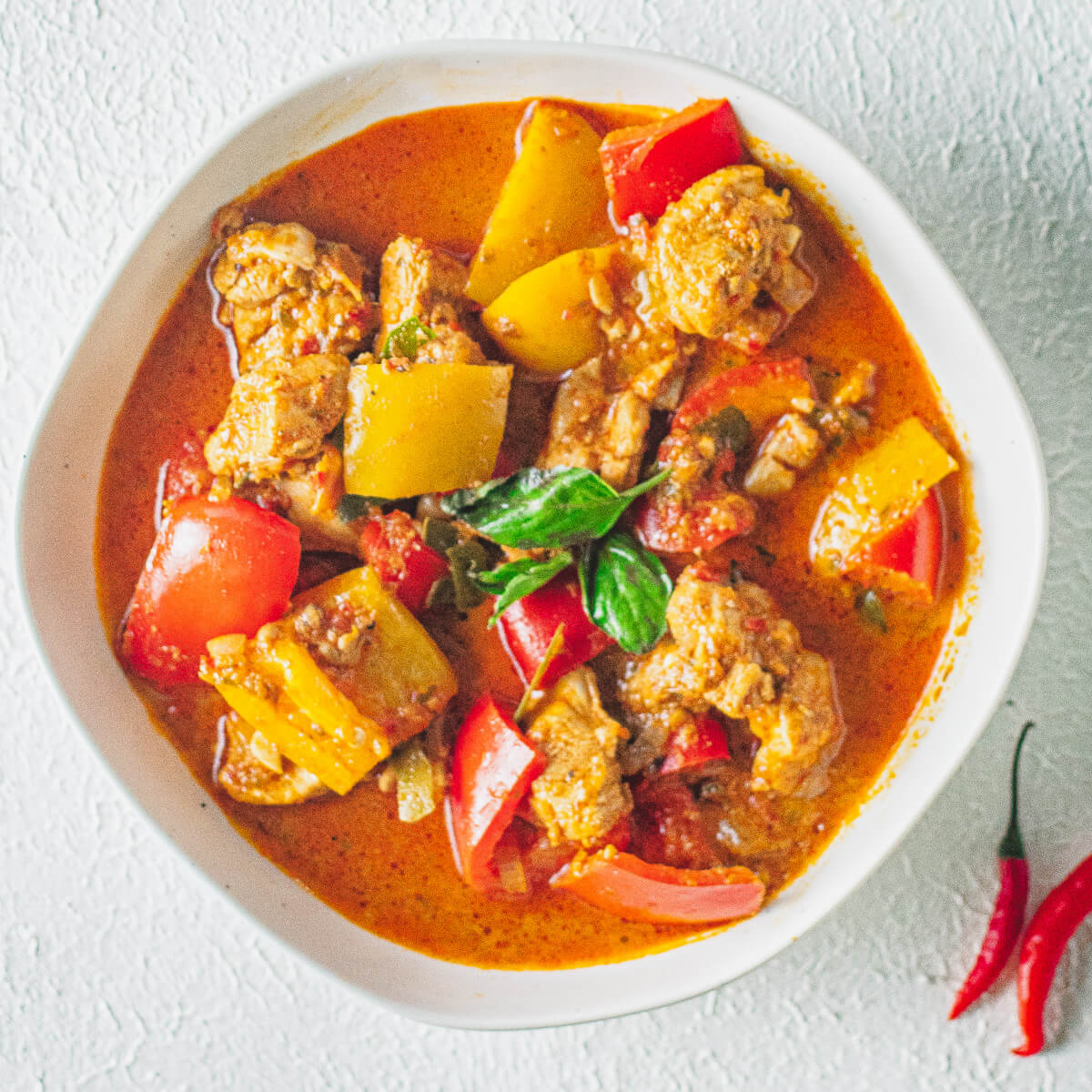 Panang Chicken Curry Dish 'n' the Kitchen
