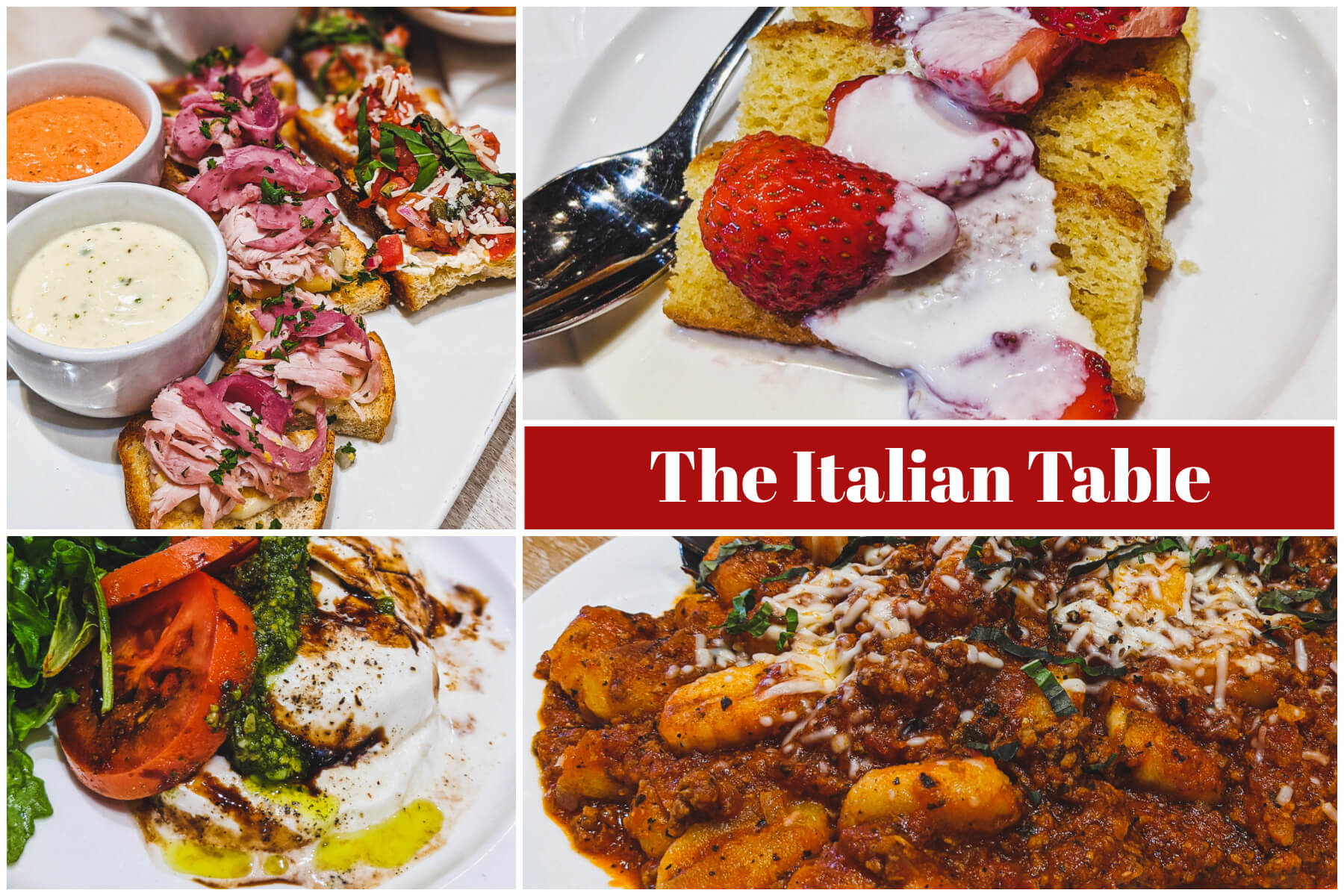 A collection of photos captured at Italian Table Restaurant in Lethbridge Alberta.