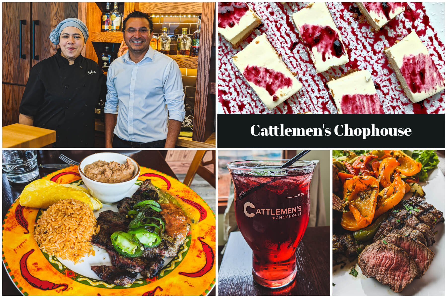 A collection of photos captured at Cattlemen's Chophouse in Picture Butte Alberta.