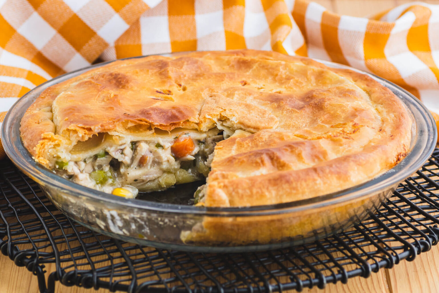 Turkey Pot Pie Dish 'n' the Kitchen