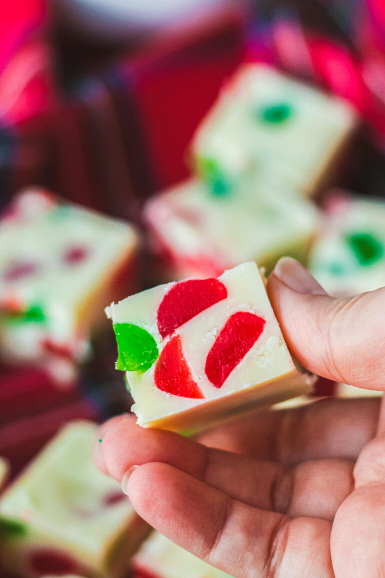 Easy Gumdrop Fudge Dish 'n' the Kitchen