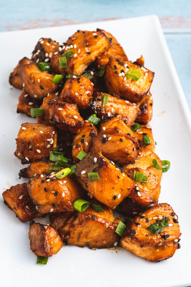 Air Fryer Salmon Bites Dish 'n' the Kitchen