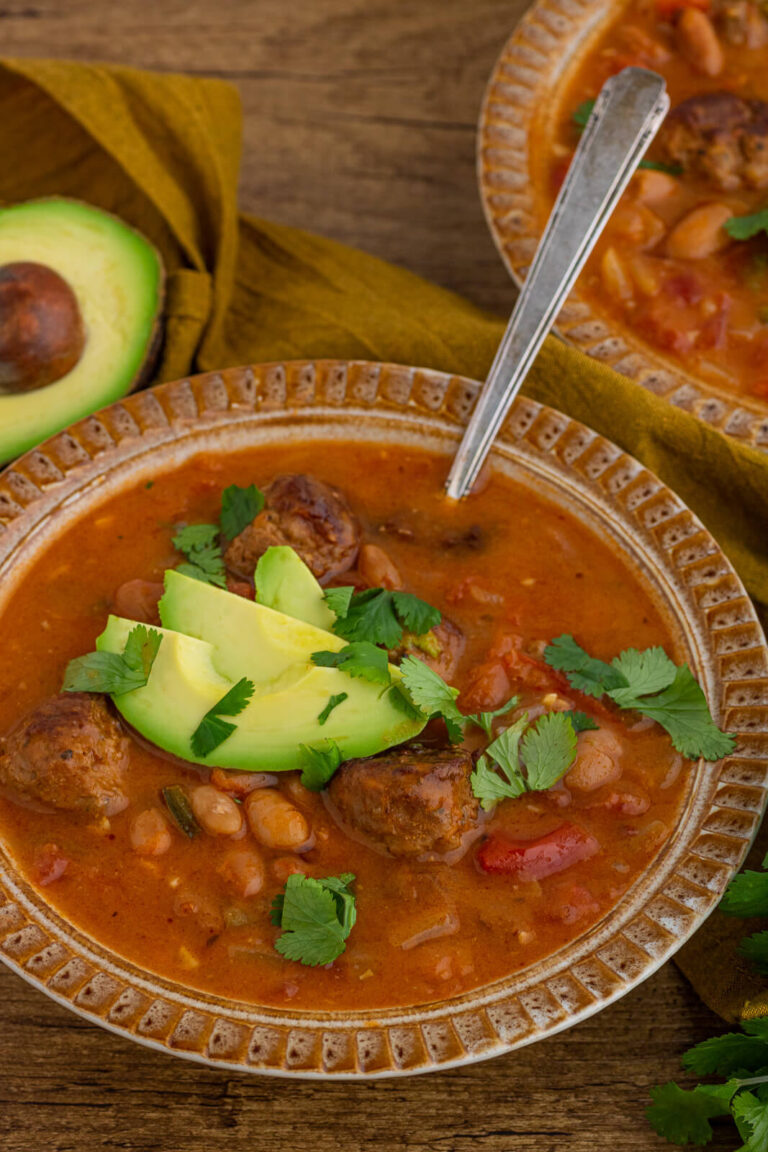 Spicy Pinto Bean Soup Dish 'n' the Kitchen