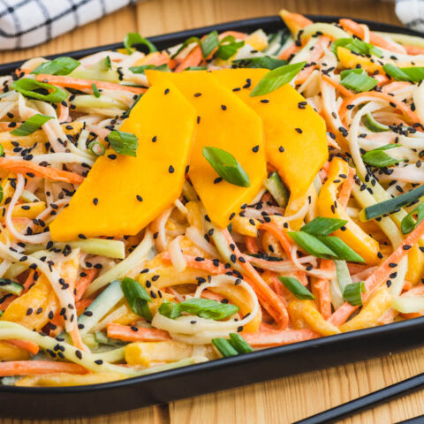 Kani Salad with Mango - Dish 'n' the Kitchen