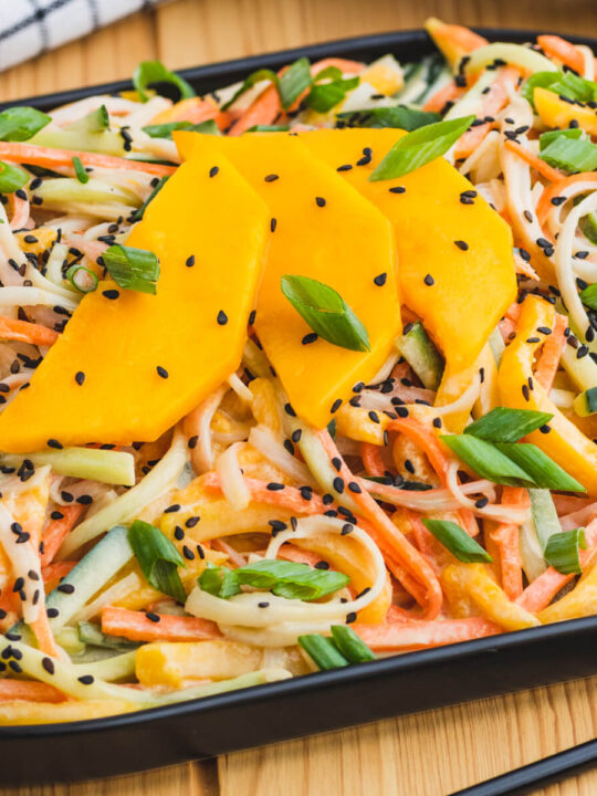 Kani Salad with Mango - Dish 'n' the Kitchen
