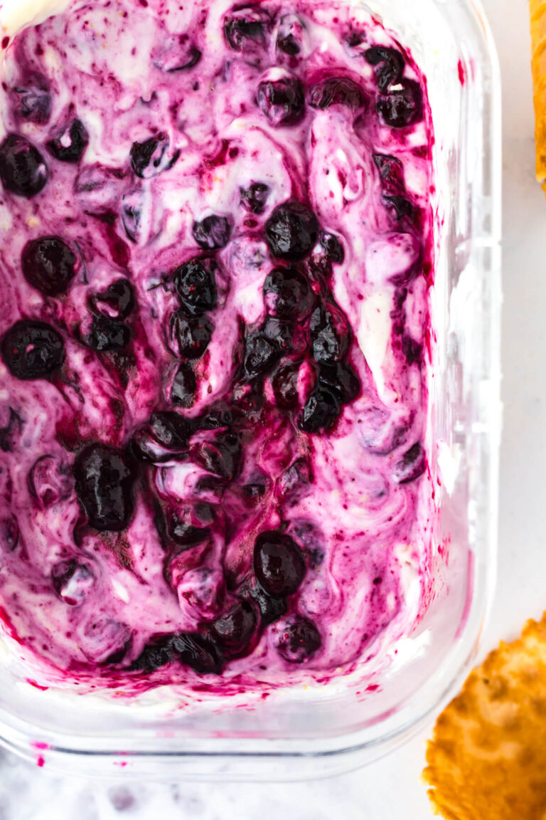 Blueberry Cheesecake Ice Cream