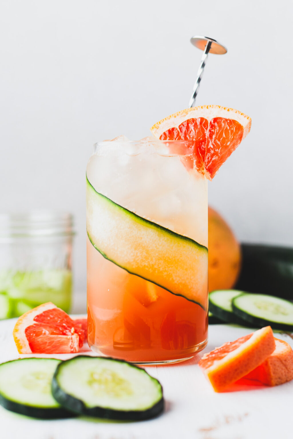 Summery Grapefruit Cucumber Cocktail Dish 'n' the Kitchen