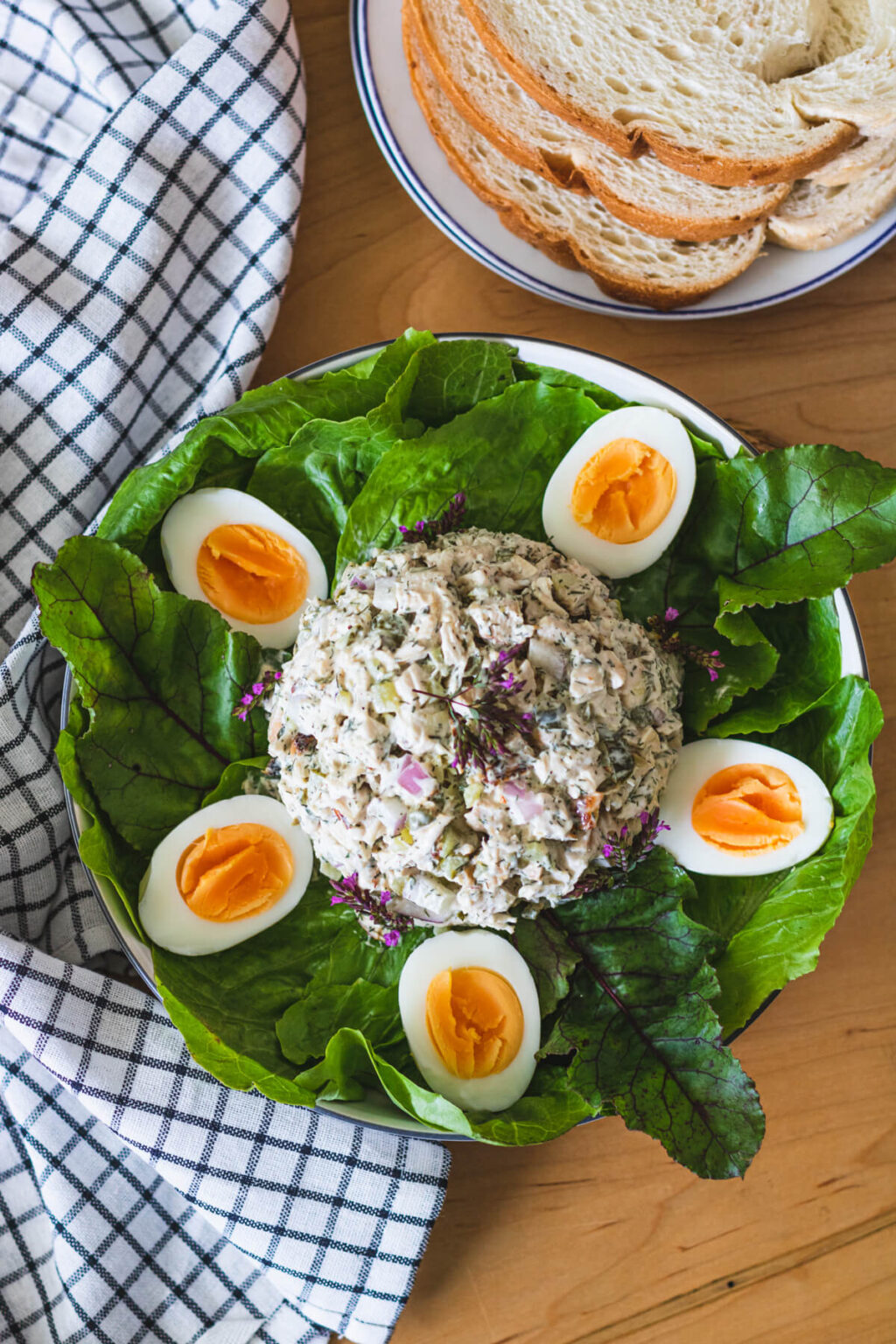 Dill Pickle Chicken Egg Salad Dish 'n' the Kitchen