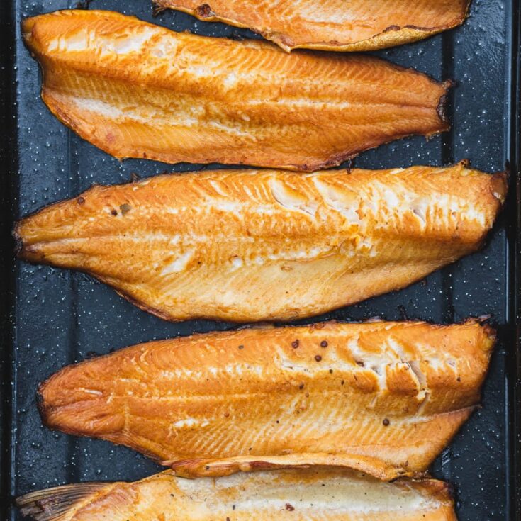 Brined Smoked Trout
