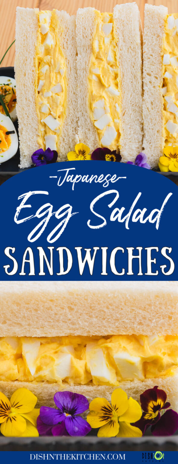 Japanese Egg Salad Sandwich (Tamago Sando) Dish 'n' the Kitchen