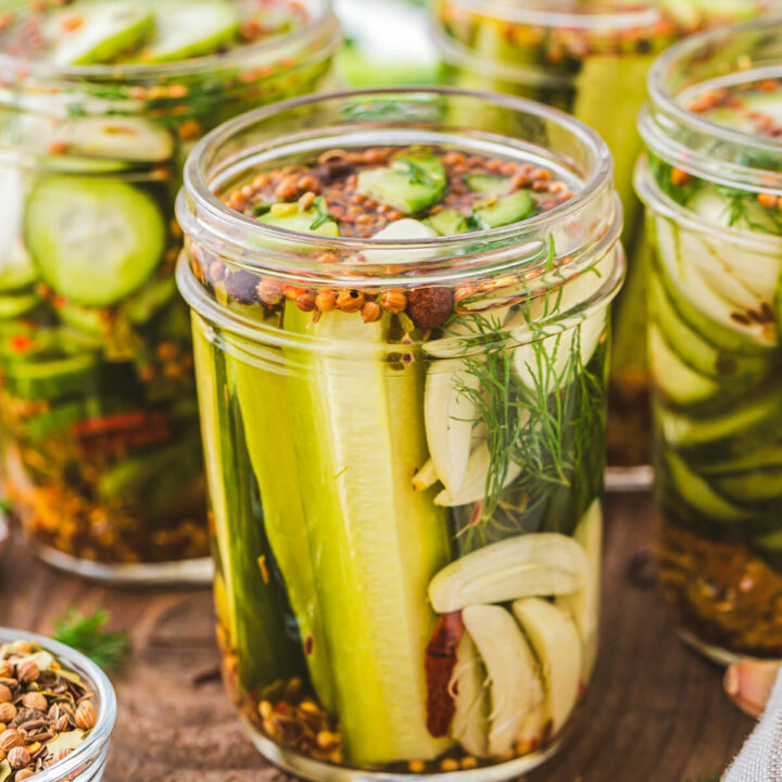 Refrigerator Dill Pickles - Dish 'n' the Kitchen