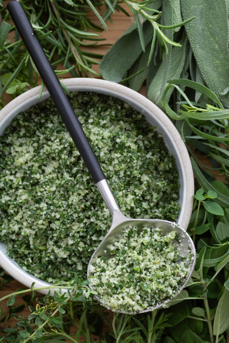 Homemade Herb Salt - Dish 'n' the Kitchen