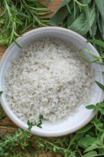 Homemade Herb Salt - Dish 'n' the Kitchen