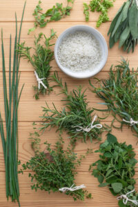 Homemade Herb Salt - Dish 'n' the Kitchen