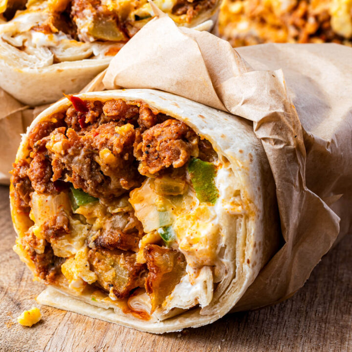 Mexican Breakfast Burritos - Dish 'n' the Kitchen