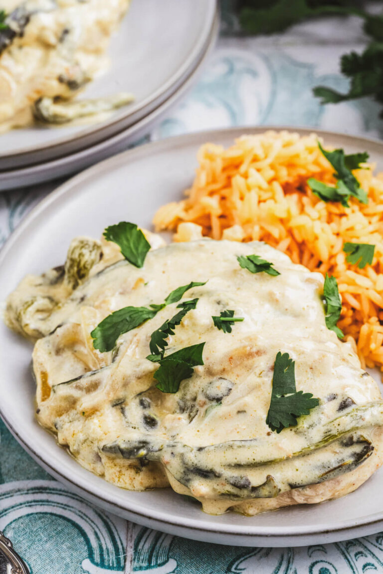 Rajas Poblanas con Pollo - Dish 'n' the Kitchen